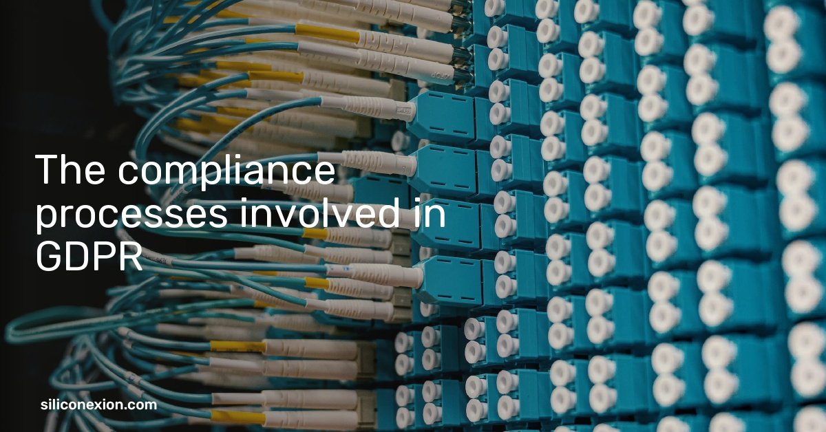 The compliance processes involved in GDPR